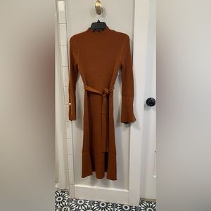 MOTF Belted Sweater midi dress